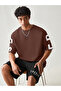 Men's Freely Printed Special Design Oversize Tshirt and Shorts Bottom-Top Set - 2