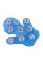 Thickened Palm-shaped Handheld Ball Slimming Meridian Massager (Blue) - 7