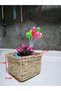 Em&Ma Set of 2 Wicker Basket Decor Organizer or Storage for Kitchen Bathroom Living Room Garden - 5