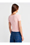 10755 Short-Sleeved Lace Textured Thin Knitwear Blouse - 2