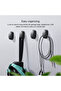 Small Shell hanger for car, home, garage (4 pcs. in a set) - black - 2