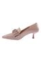 Women's Pointed Toe Drawstring Detailed Low Heeled Shoes 219262821 - 3