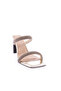 Women's Silver Stone Banded Heeled Slippers 21101162859 - 2