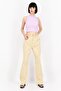 Women Regular Fit Plain Denim Jeans, Yellow - 4