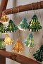 Led Paper Fairy Lights, Green Combo