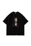 Rihanna Printed Oversize Unisex Black - 2