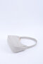 Gray Shk229 Faux Leather, Single Compartment with Zipper, Baguette Model Hand, Arm and Shoulder Bag - 7
