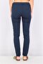 Women Skinny Fit Stretchable Printed Jeans, Navy - 3