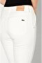 Women Regular Fit Solid Stretchable Jeans, White - 4