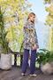 Monamise Women Patterned and Lace Maternity Maternity 3 Piece Pajamas Set 25054 - 5