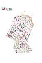 Girl's Printed Rope Strap Tank Top and Slip Set
