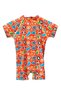 Uv Protection Jumpsuit Short Sleeve with Shorts Kids Baby Swimmer Swimwear C64 Zoo - 2