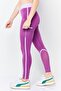 Women Tight Fit 7/8 Training Leggings, Purple - 3