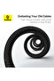 Tungsten Gold Magnetic Type-C to Lightning Cable, 20W PD Fast Charge, Braided, 1M – Black - 4
