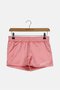Kid Girls Silk Pull On Shorts, Pink