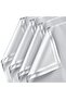 Silver Floral Wrapping Paper with Silver Edge 20 Pcs, Waterproof Matte Transparent Bouquet Wrapping Paper, 58X58 cm - 3
