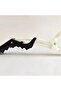 Hair Sectioning Clips 6PCS for Makeup for Hairdressing (Black and white) - 4