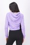 Women Regular Fit Graphic Print Hoodie, Lillac - 4