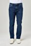 Nevada 807-04 Lycra Relaxed Cut Men's Denim Trousers Dark Blue