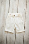Summer Boy's White Canvas Shorts Baby Boy Pants Shorts 1-4 Years - 6