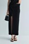 Black Agni Tencel Knotted Skirt - 8