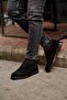 Gavin Black Suede Men's Leather Shoes - 5