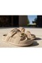 Evona Women's Nude Wet Floor Stone Slippers - 3