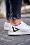 Federic White Men's Leather Shoes - 5