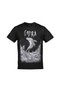 Gojira Wood Block Whales Front Back Printed Unisex Black Tshirt - 2