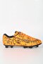 Orange Lace-Up Astroturf Football Shoes - 2
