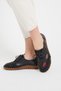 Black Comfort Leather Women's Shoes - 2010709 Y - 3