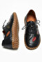 Black Comfort Leather Women's Shoes - 2010709 Y - 6
