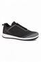 Men's Casual Shoes - Black-White, Textile - 2