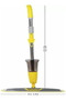 Spray Mop Set – Refillable Bottle, Microfiber Pad, Easy Floor Cleaning Solution