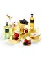 Red Co. Set of 3 Glossy Gold Acrylic Cube Display Nesting Risers with Hollow Bottoms - 2 Pack
