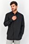 Men Regular Fit Solid Long Sleeves Dress Shirt, Black