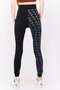 Women Sportswear Fit Brand Logo Training Tights, Black - 2