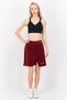 Women Sportswear Fit Outdoor Skort, Maroon - 2