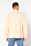 Men Plain Denim Jacket, Orange - 4