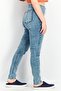 Women Skinny Fit Dark Wash Stretchable Denim Jeans, Blue - 2
