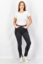 Women Skinny Fit Washed Stretchable Denim Jeans, Grey - 2