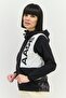 Women Brand Logo Windbreaker Jacket, Black - 2