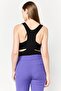 Women Rib Sleeveless Bodysuit, Black - 4
