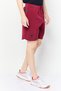 Men Sportswear Fit Graphic Print Outdoor Shorts, Burgundy - 3