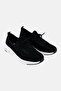 Men Lace Up Outdoor Shoes, Black