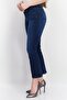 Women Regular Fit Plain Non-Stretchable Jeans, Blue - 2