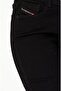Women 2017 Slandy Super Skinny Fit Solid Stretchable Denim Jean, Black - 2