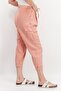 Women Solid Cargo Capri Pants, Coral - 4