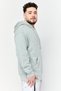 Men Sportswear Fit Long Sleeves Outdoor Hoodie, Grey - 3