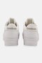 Women Club C Double Geo Lace Up Tennis Shoes, White - 2